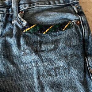 Distressed patchwork jeans by Polo Ralph Lauren size 27
